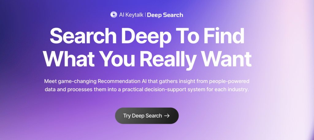 Movie Deep Search by AI Keytalk